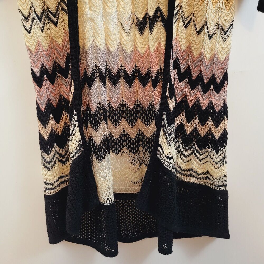 Missoni Black and Beige Zigzag Cardigan - Picture 5 of 14